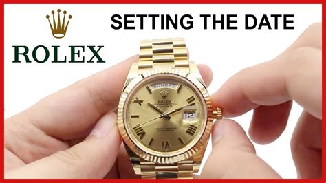 how to fix time on rolex